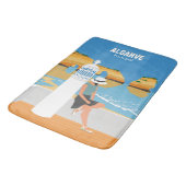 Algarve strandmeisje op  manier badmat (Gekanteld)