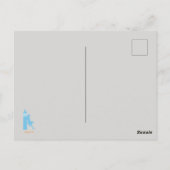 Algarve strandmeisje op  manier briefkaart (Achterkant)