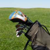 Algarve strandmeisje op manier golfheadcover (Insitu)