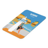 Algarve strandmeisje op  manier magneet (Linkerzijde)