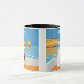 Algarve strandmeisje op manier mok (Midden)