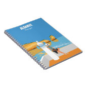 Algarve strandmeisje op  manier notitieboek (Rechterzijde)