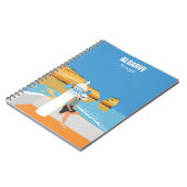 Algarve strandmeisje op  manier notitieboek (Linkerzijde)