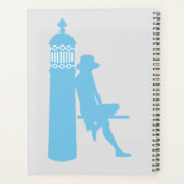 Algarve strandmeisje op  manier planner (Achterkant)