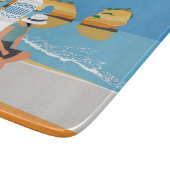 Algarve strandmeisje op  manier snijplank (Hoek)