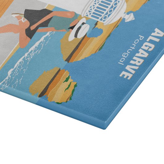 Algarve strandmeisje op  manier snijplank (Hoek)