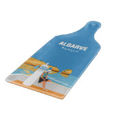 Algarve strandmeisje op  manier snijplank (Hoek)