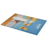 Algarve strandmeisje op  manier snijplank (Hoek)