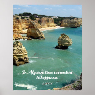 Algarve strandvakantie in Portugal Poster