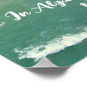 Algarve strandvakantie in Portugal Poster (Hoek)