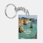 Algarve strandvakantie in Portugal Sleutelhanger (Voorkant Links)