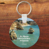 Algarve strandvakantie in Portugal Sleutelhanger (Voorkant)