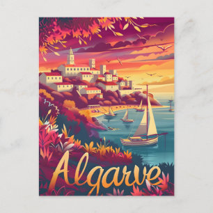 Algarve Sunset Briefkaart