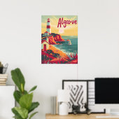 Algarve Vintage Poster (Thuiskantoor)
