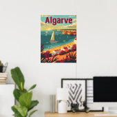 Algarve Vintage reizen Poster (Thuiskantoor)