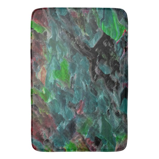 Algas ou corais do mar com efeito onda badmat (Voorkant Verticaal)