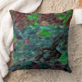 Algas ou corais do mar com efeito onda kussen (Deken)