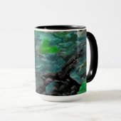 Algas ou corais do mar com efeito onda mok (Voorkant rechts)