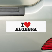 Algebra Bumpersticker (Op auto)