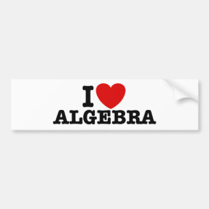 Algebra Bumpersticker