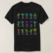 Algebra Dance Function Math Teacher Geek Gif T-shirt (Design voorkant)