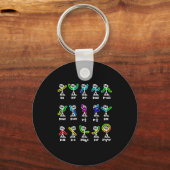 Algebra Dance Funny Graph Figures Math  Sleutelhanger (Voorkant)