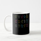 Algebra Dance Graph Figures Wiskunde Teacher Koffiemok (Links)