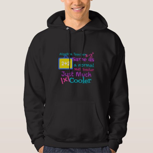 Algebra docent hetzelfde als een normale Wiskunde Hoodie (Voorkant)