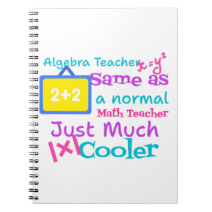 Algebra docent hetzelfde als een normale Wiskunde  Notitieboek