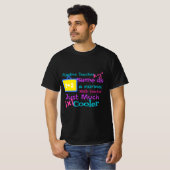 Algebra docent hetzelfde als een normale Wiskunde  T-shirt (Voorkant volledig)