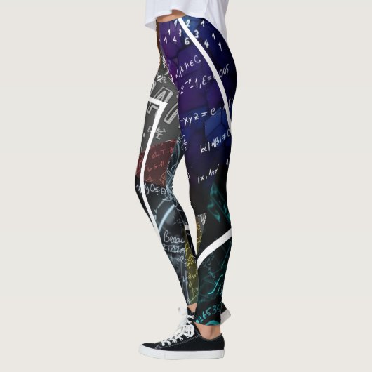 Algebra Flow: Wiskunde Art Leggings (Links)