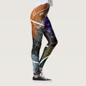 Algebra Flow: Wiskunde Art Leggings (Rechts)