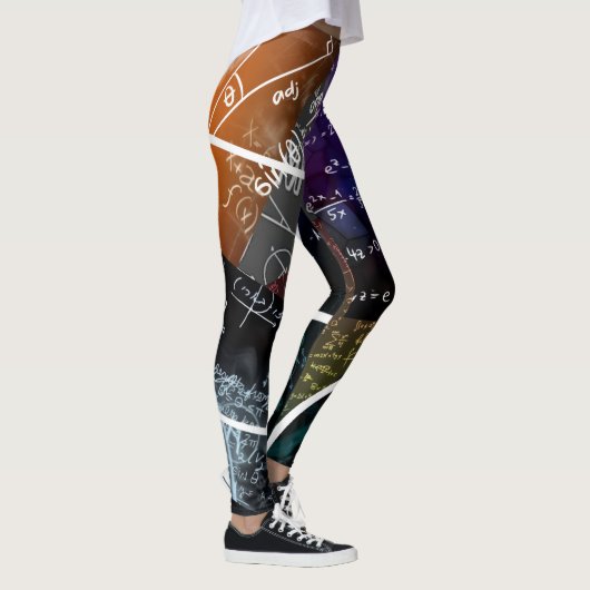 Algebra Flow: Wiskunde Art Leggings (Rechts)