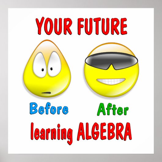 Algebra Future Poster (Voorkant)