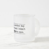 Algebra gebruiken matglas koffiemok (Voorkant rechts)