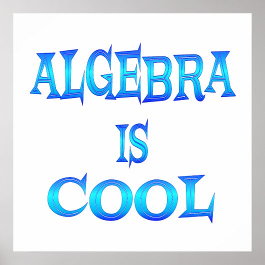 Algebra is cool - vanaf $ 11,80 poster (Voorkant)
