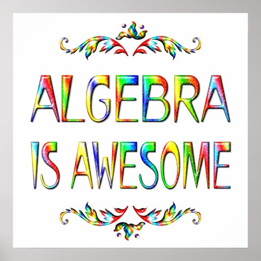 Algebra is Geweldige - Vanaf $ 11,80 Poster (Voorkant)