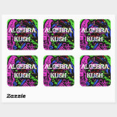 ALGEBRA KUSH VIERKANTE STICKER (Vel)