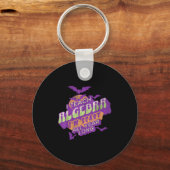 Algebra Leraar Halloween Soky Ghost Wiskunde Mathe Sleutelhanger (Voorkant)