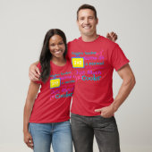 Algebra leraar is hetzelfde als een gewone wiskund t-shirt (Unisex)
