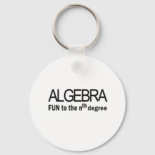 Algebra _ leuk tot op de laatste graad sleutelhanger (Voorkant)