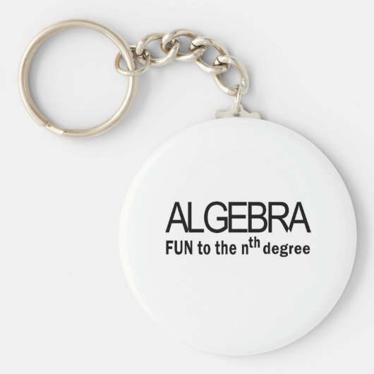 Algebra _ leuk tot op de laatste graad sleutelhanger (Voorkant)