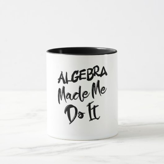 Algebra liet me het doen Wiskunde-algebra-leraar Mok (Midden)