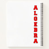 Algebra Notitieboek (Achterkant)