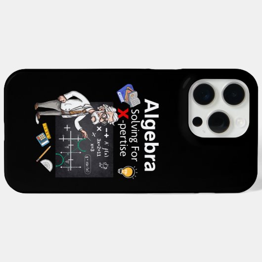 Algebra-oplossing voor X-expertise Case-Mate iPhone Case (Achterkant (horizontaal))
