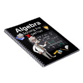 Algebra-oplossing voor X-expertise Notitieboek (Rechterzijde)