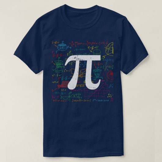 Algebra Pi Wiskunde T-shirt (Design voorkant)