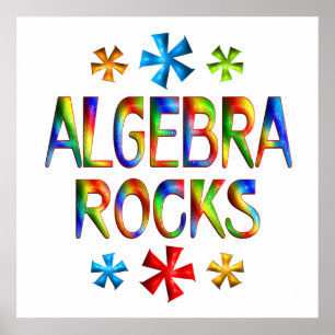 ALGEBRA ROCKS - Vanaf $ 11,80 Poster