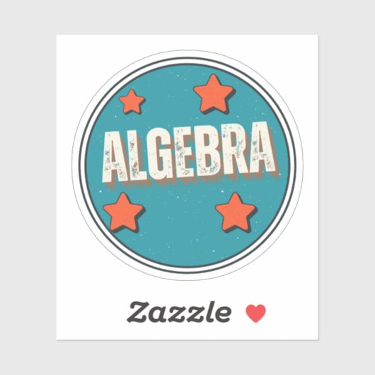 Algebra Sticker (Vel)