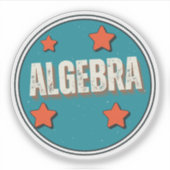 Algebra Sticker (Voorkant)